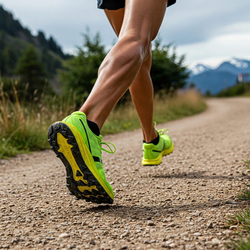 downhill running, ultramarathon, quad preservation, eccentric contraction, EIMD, running technique, trail running, ultra training, running form, strength training running, running drills, blown quads, repeated bout effect, cadence, stride length, foot strike, core stability running, trekking poles
