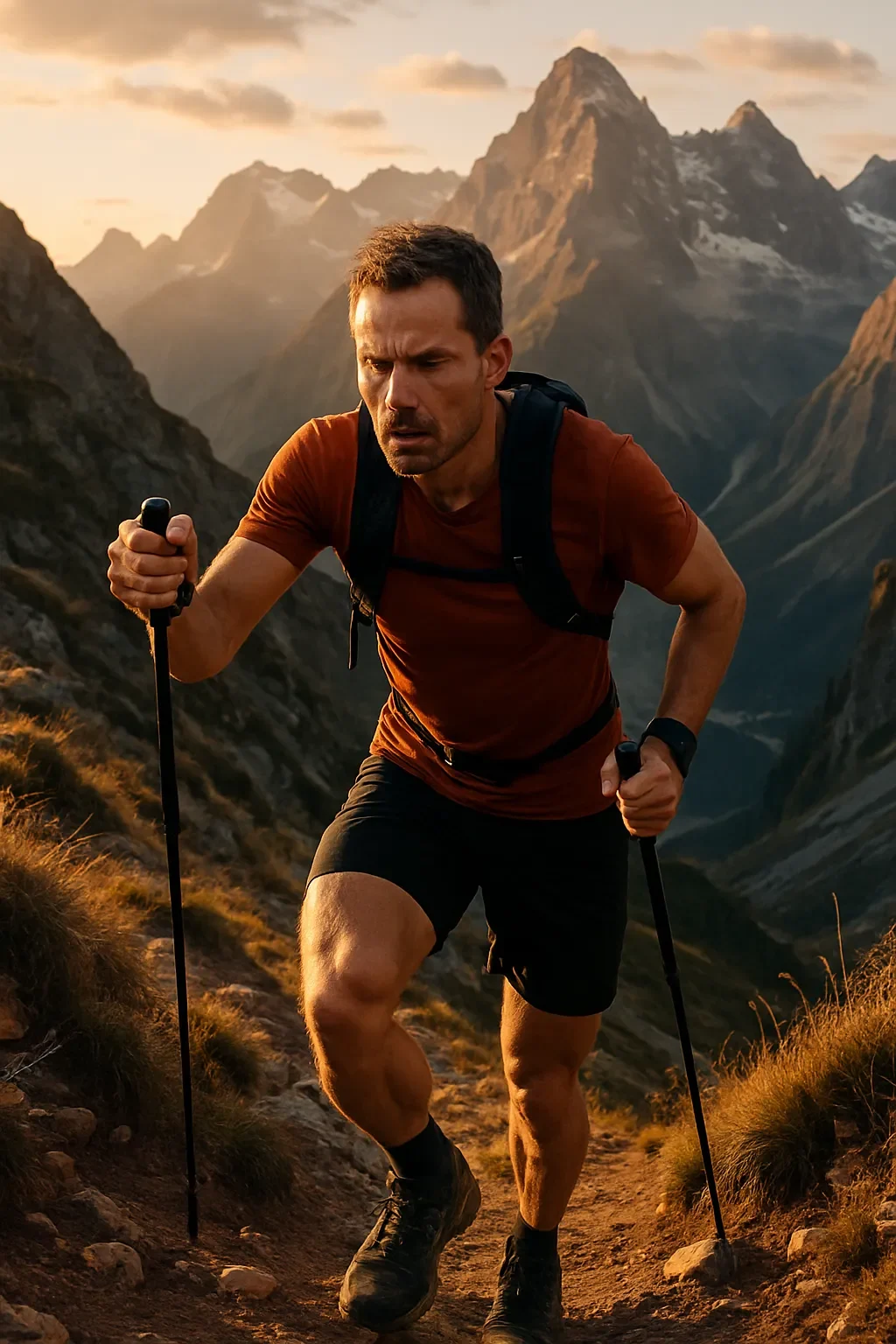 trail running uphill downhill technique