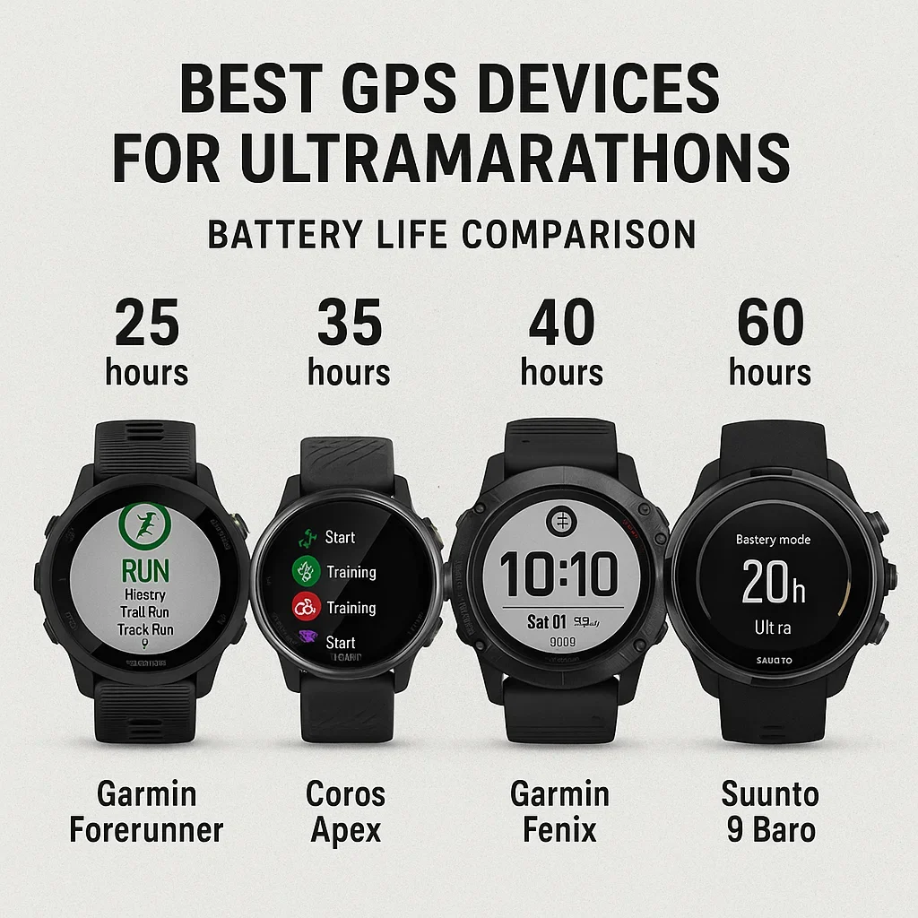 GPS Device Battery Life: How to Choose the Best Option? π 4 Comparing battery life of various GPS devices