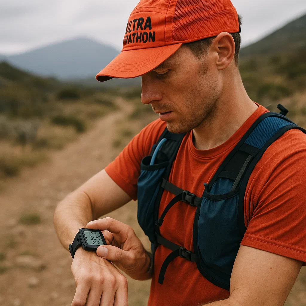 Understanding GPX Files for Ultramarathon Navigation 6 Runner configuring a GPS device for an ultramarathon