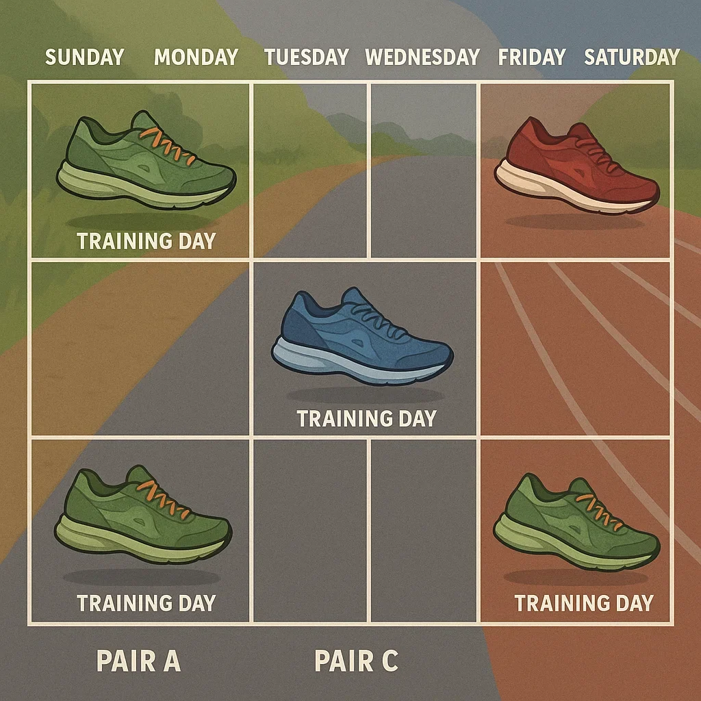 Does Running Shoe Rotation Really Prevent Midsole Wear?