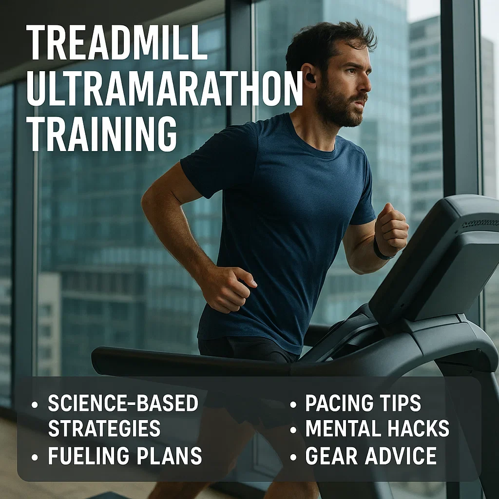 How can you train for an ultramarathon on a treadmill? Discover science-based treadmill ultra strategies, pacing tips, mental hacks, fueling plans, and gear advice for big-city runners.