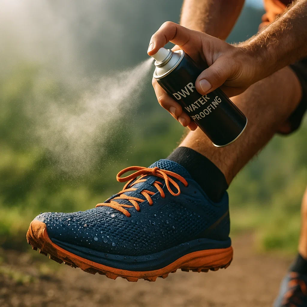 Make your trail shoes water-resistant at home. Pro DWR sprays, beeswax hacks, taping tips & mesh-friendly waterproofing for every ultra.
