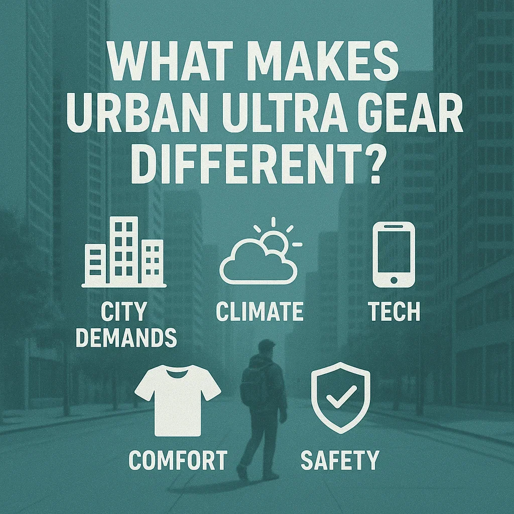 What Makes Urban Ultra Gear Different? - City demands, climate, tech, comfort, safety