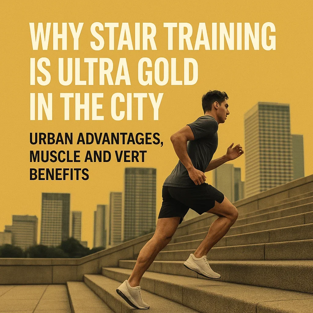Why Stair Training is Ultra Gold in the City - Urban advantages, muscle and vert benefits
