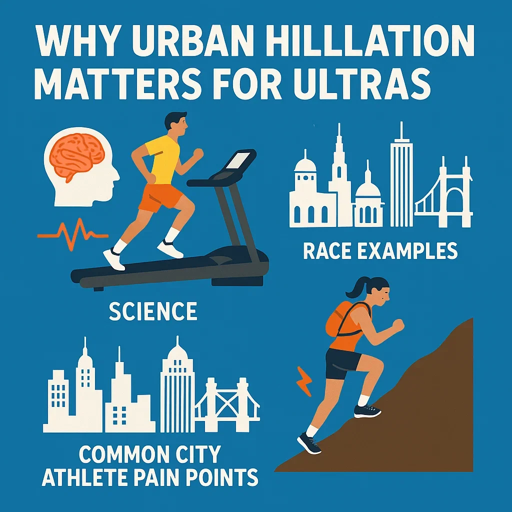 Why Urban Hill Simulation Matters for Ultras - Science, race examples, common city athlete pain points