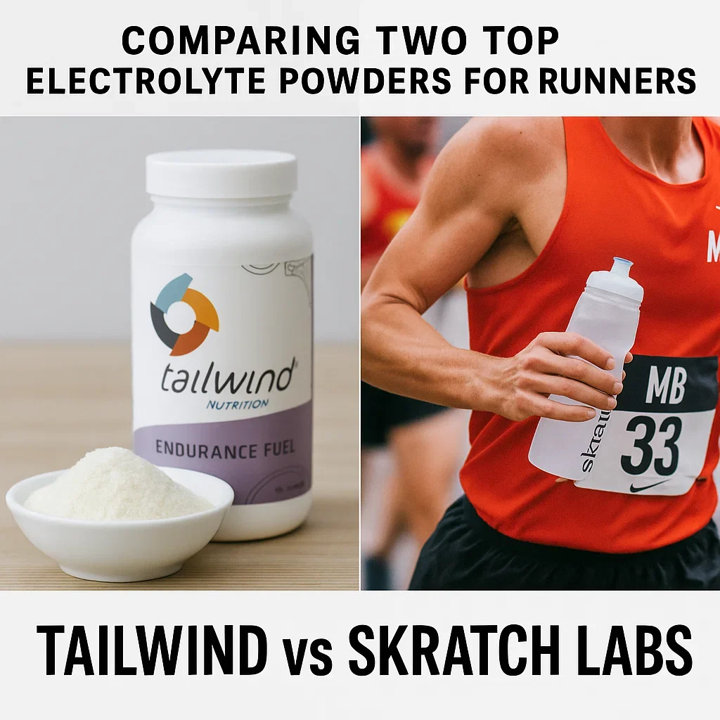 Best Electrolyte Powder for Long Distance Running (2025) 6 Comparing two top electrolyte powders for runners Tailwind vs Skratch Labs hydration powder comparison for endurance running