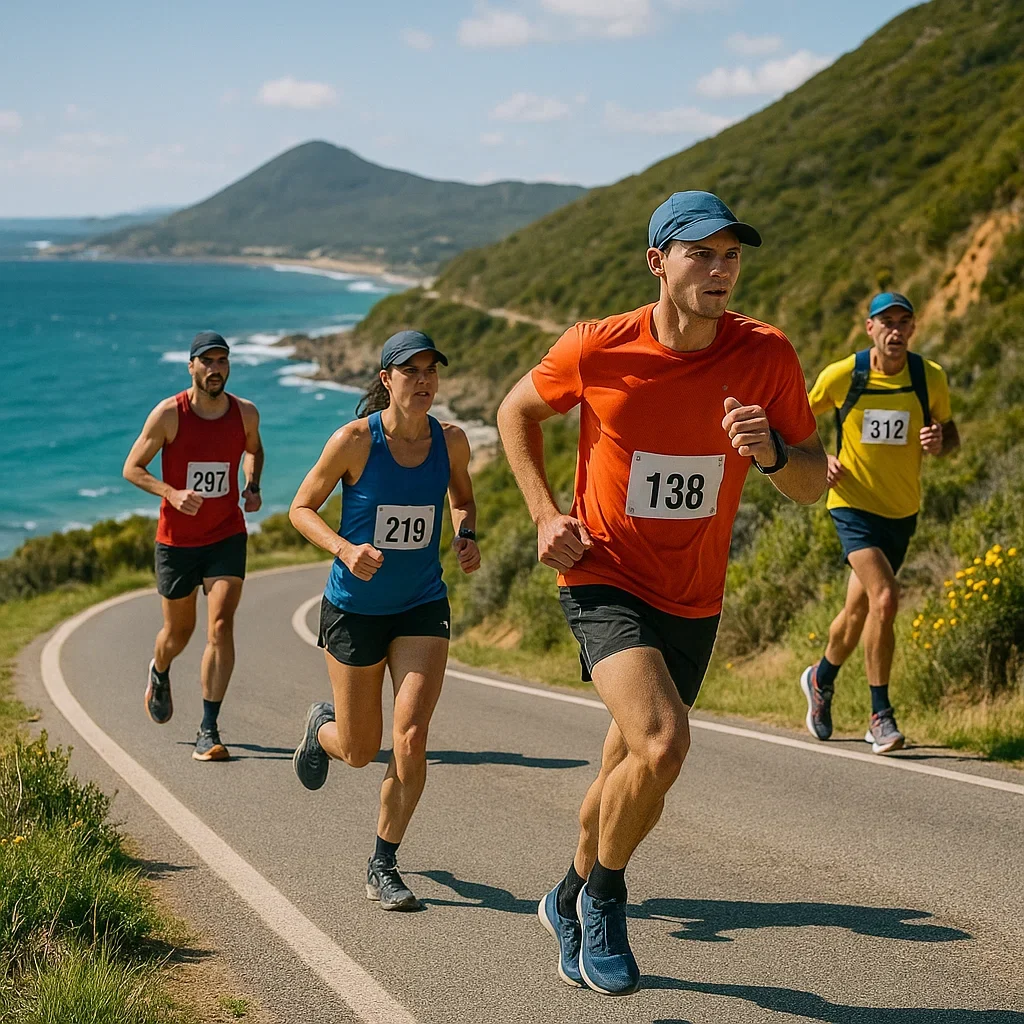 Ultra Marathon Distance: Complete Guide to All Ultra Running Distances 8 Runners competing in a Sub-Ultra Distance race.